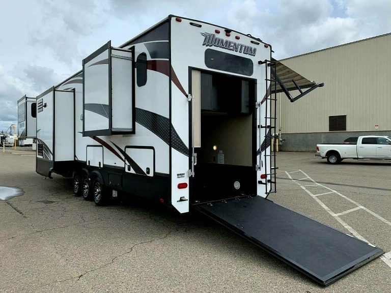 2017 GRAND DESIGN MOMENTUM 376TH FIFTH WHEEL TOY HAULER TRAILER RV "5