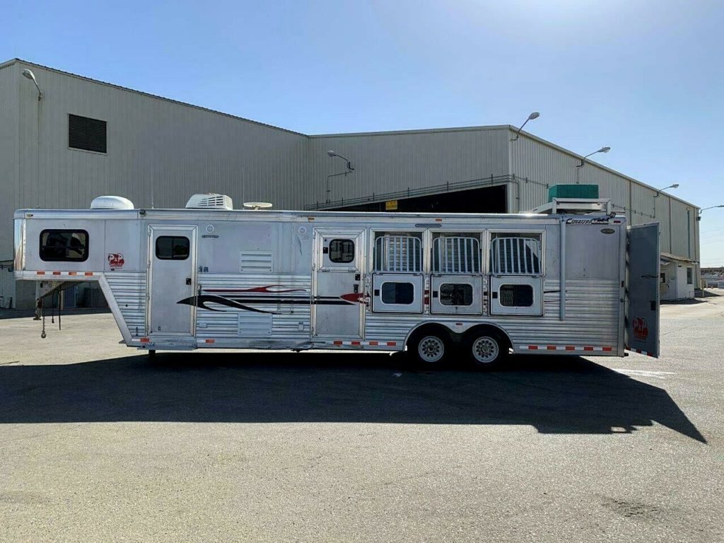 2008 CIMARRON NORSTAR 4 HORSE TRAILER LIVING QUARTERS True RV True RV